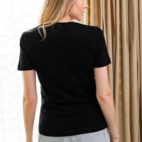 dámské černé tričko, women's black T-shirt