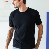 pánské tričko černé, men's black T-shirt